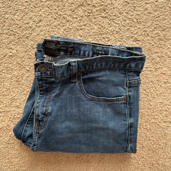 Calvin Klein Jeans Womens 16 33x31 Mid Rise Flare Fit Blue Medium Wash Denim - Picture 13 of 13